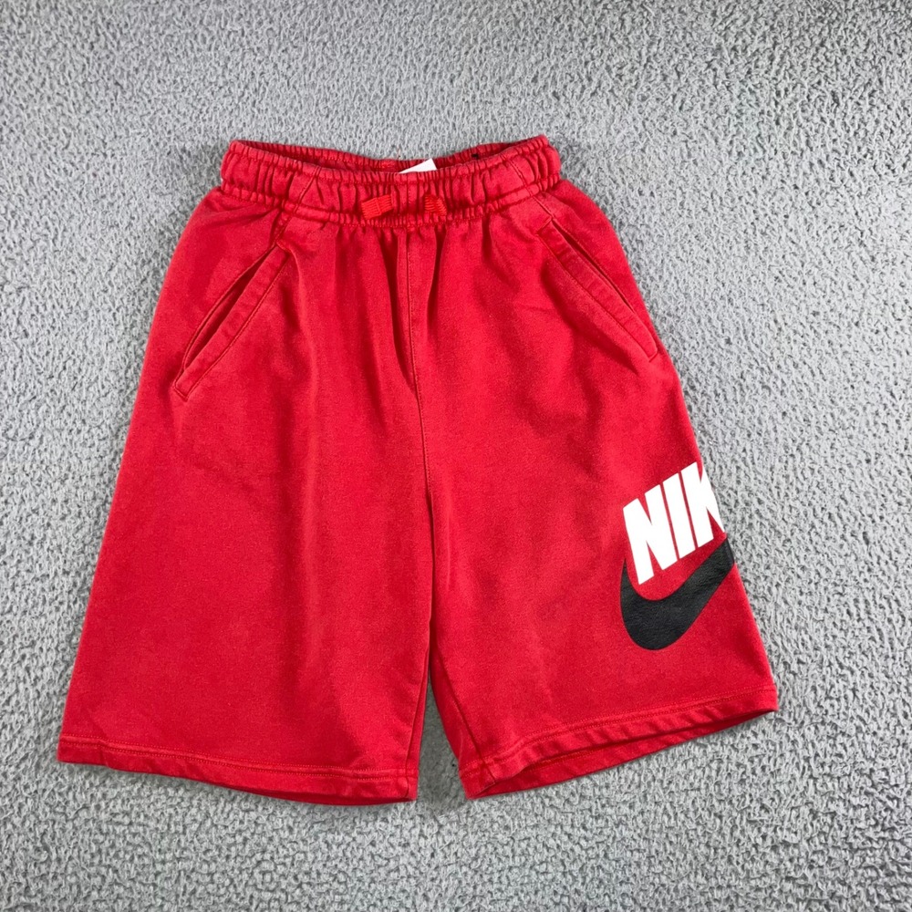 Nike Sweat Shorts Boys‎ Large Relaxed Athletic Gym Training Basketball Logo